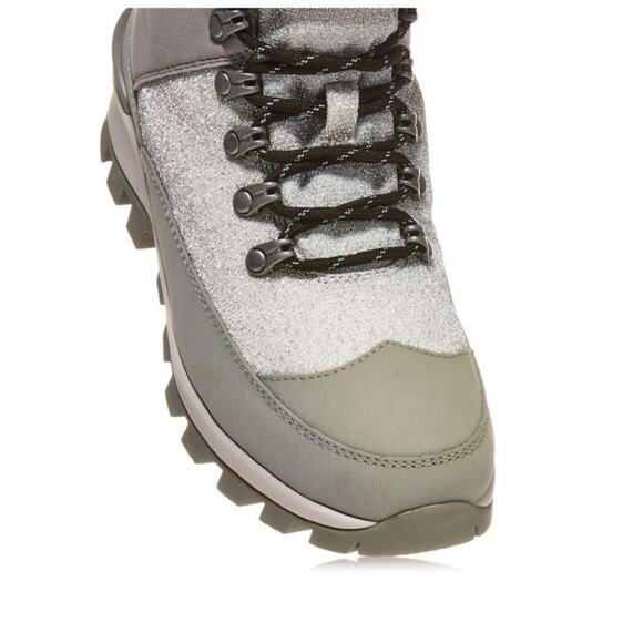 NEW Hunter Glitter Commando Boot Silver/Tundra Grey 7 M - Picture 5 of 5